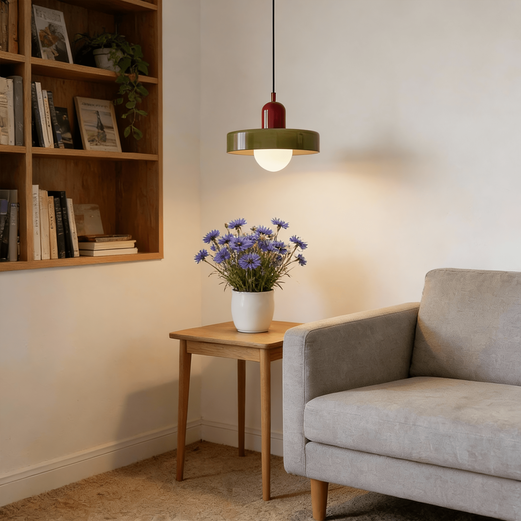 LumoraLicht Moderne Bauhaus Glas LED - Pendelleuchte - LumoraLicht