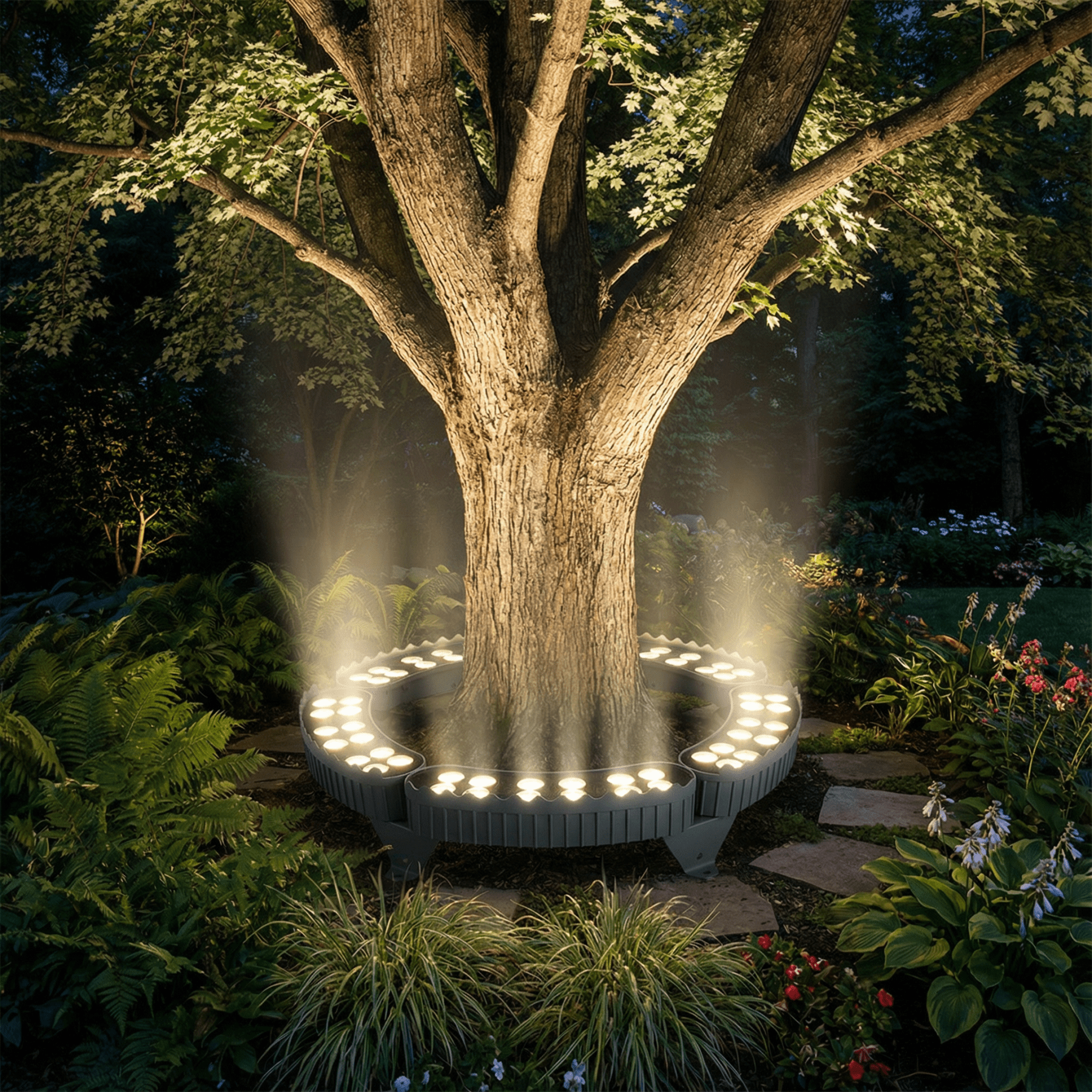 LumoraLicht Elegante Baumstrahler für den Außenbereich - LumoraLicht