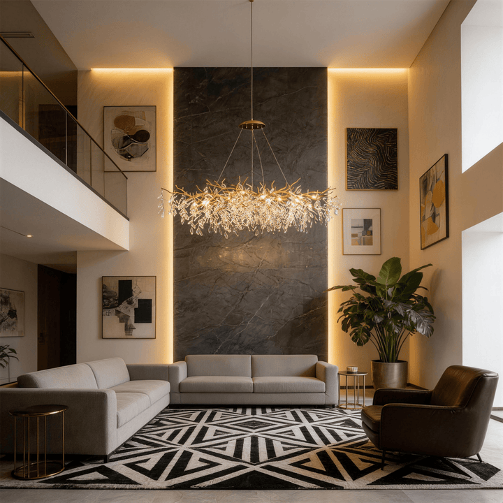 LumoraLicht Moderner Kristall Luxus Deckenleuchter - LumoraLicht