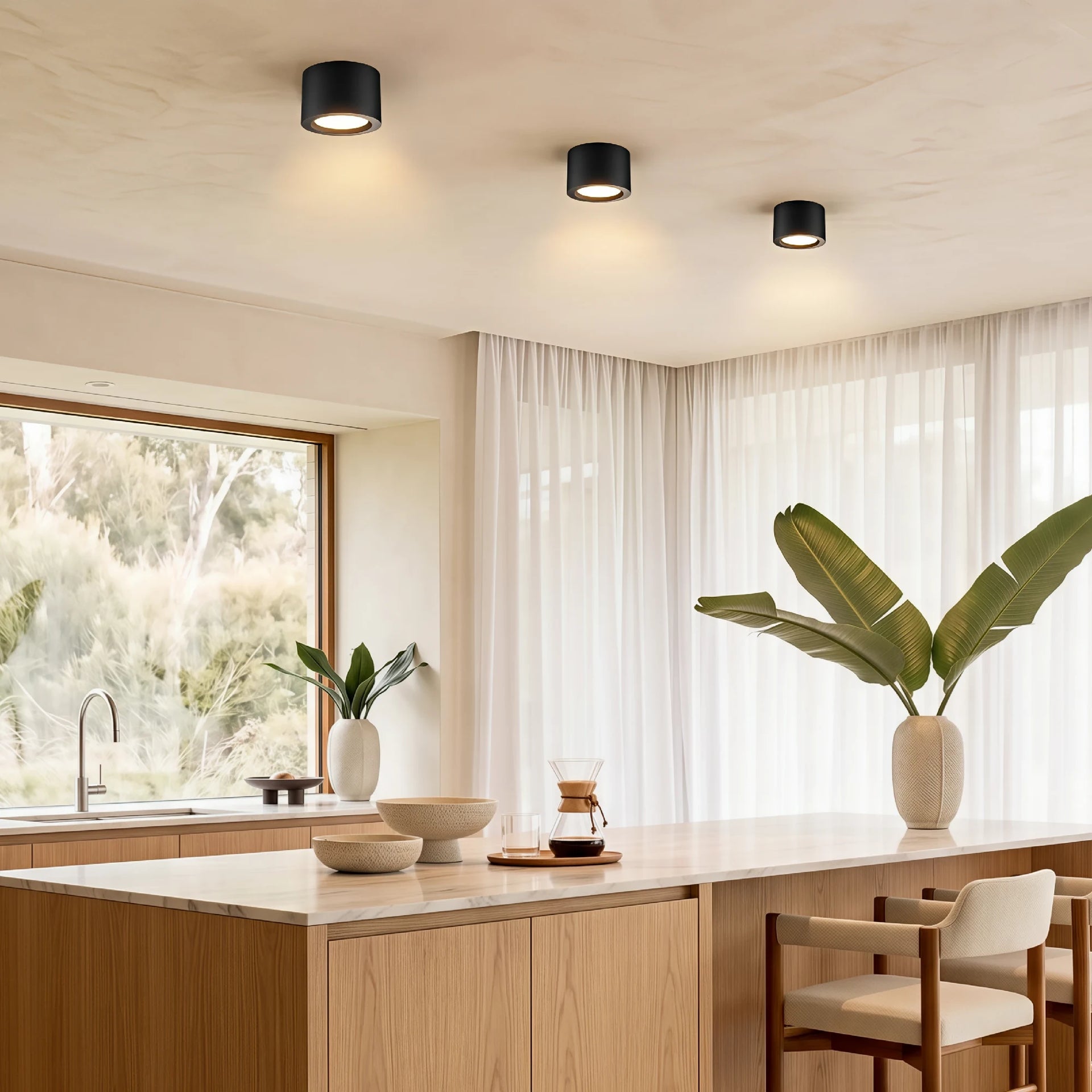 LumoraLicht - LED Deckenleuchte Flach – Modernes nordisches Design, 7W–18W, 3000K–6000K, für Wohnzimmer & Flur