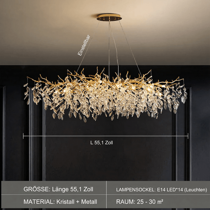 LumoraLicht Moderner Kristall Luxus Deckenleuchter - LumoraLicht