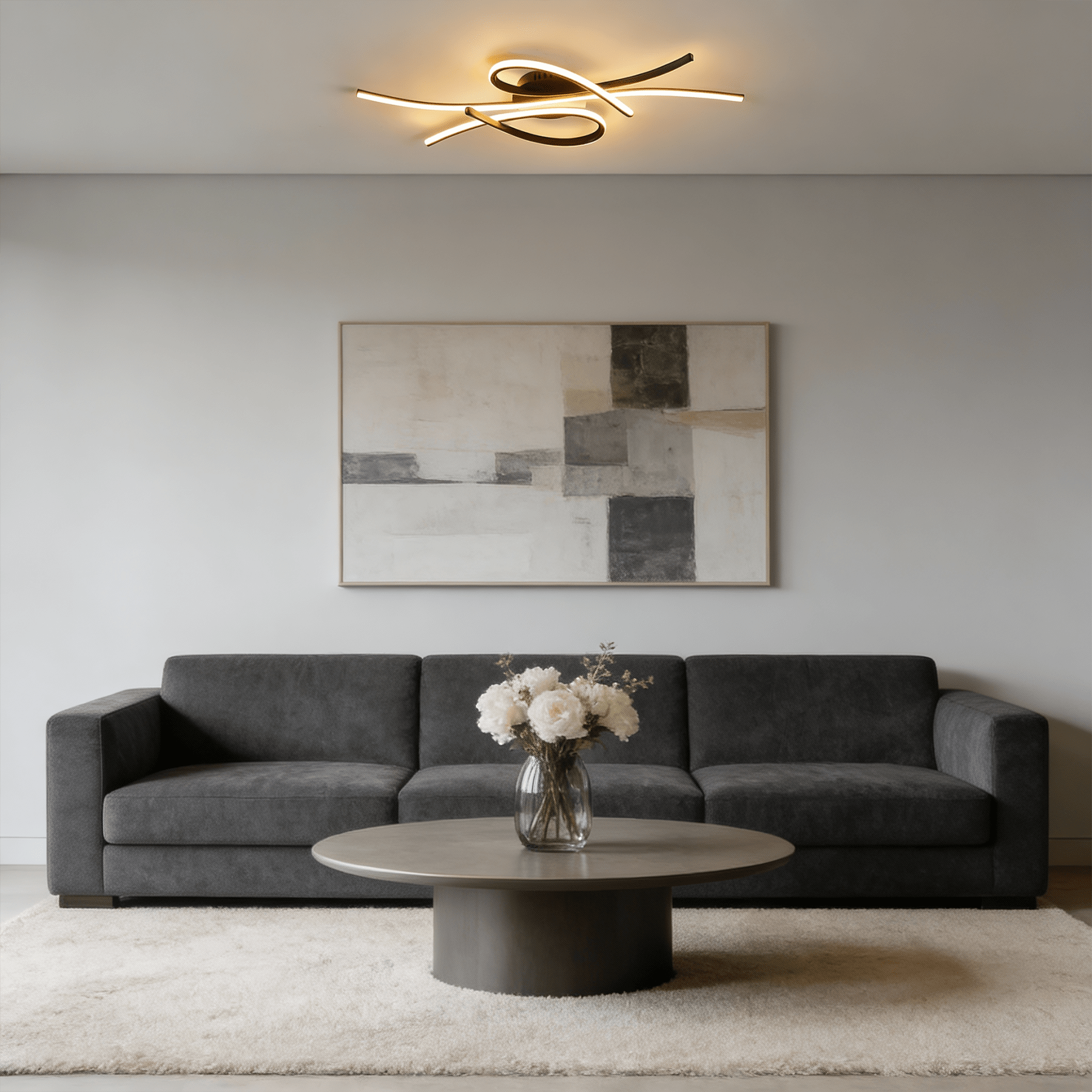 LumoraLicht Moderne kreative Deckenleuchte in Form von Musiknoten - LumoraLicht