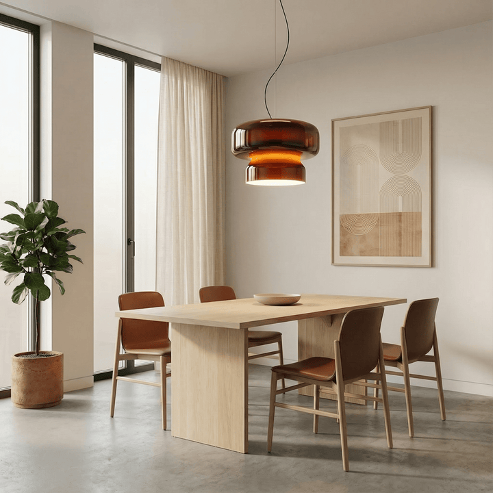 LumoraLicht Kreative Buntglas - Deckenleuchte - LumoraLicht