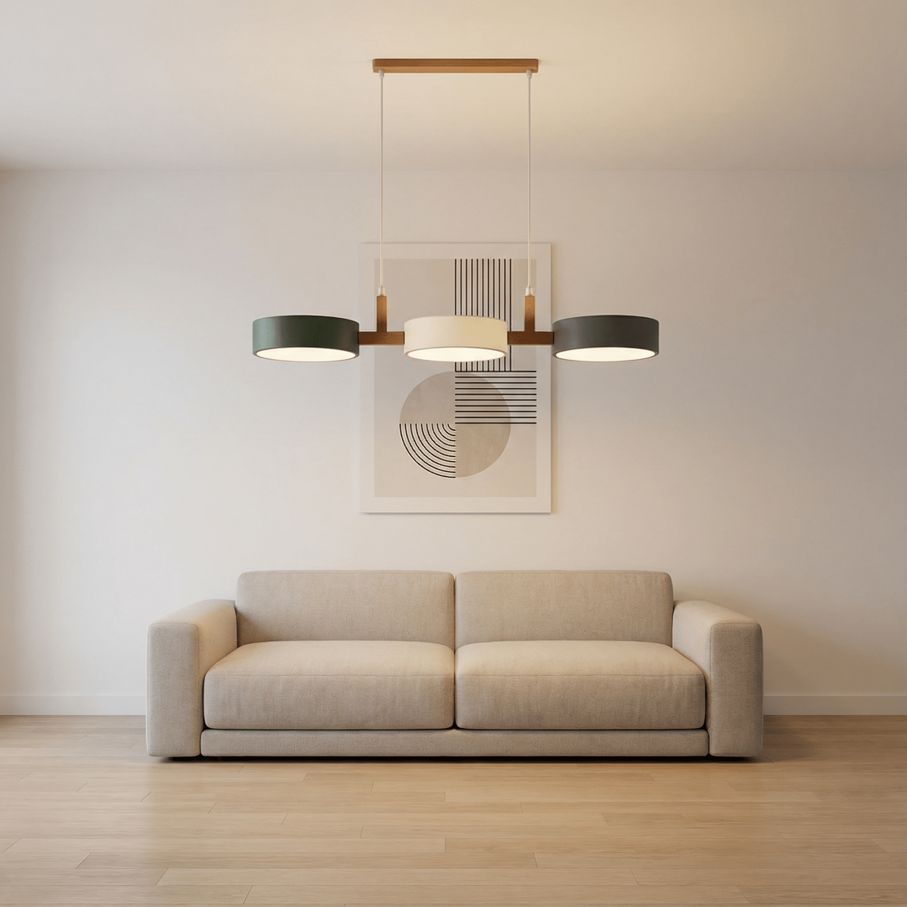 LumoraLicht Nordische moderne Zylinder - Pendelleuchte aus Metall - LumoraLicht