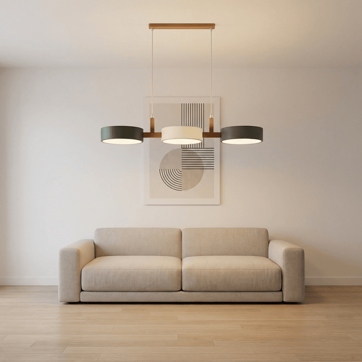 LumoraLicht Nordische moderne Zylinder - Pendelleuchte aus Metall - LumoraLicht