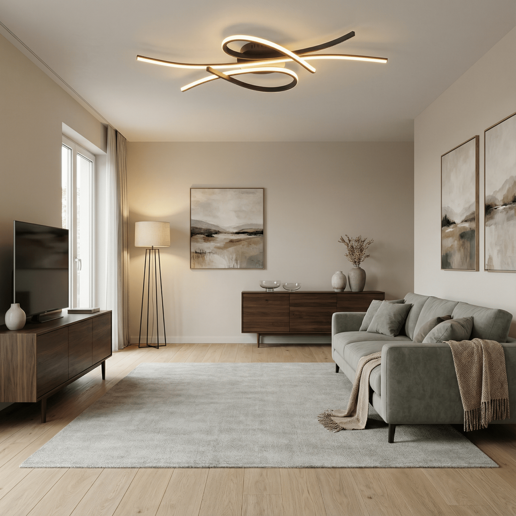 LumoraLicht Moderne kreative Deckenleuchte in Form von Musiknoten - LumoraLicht