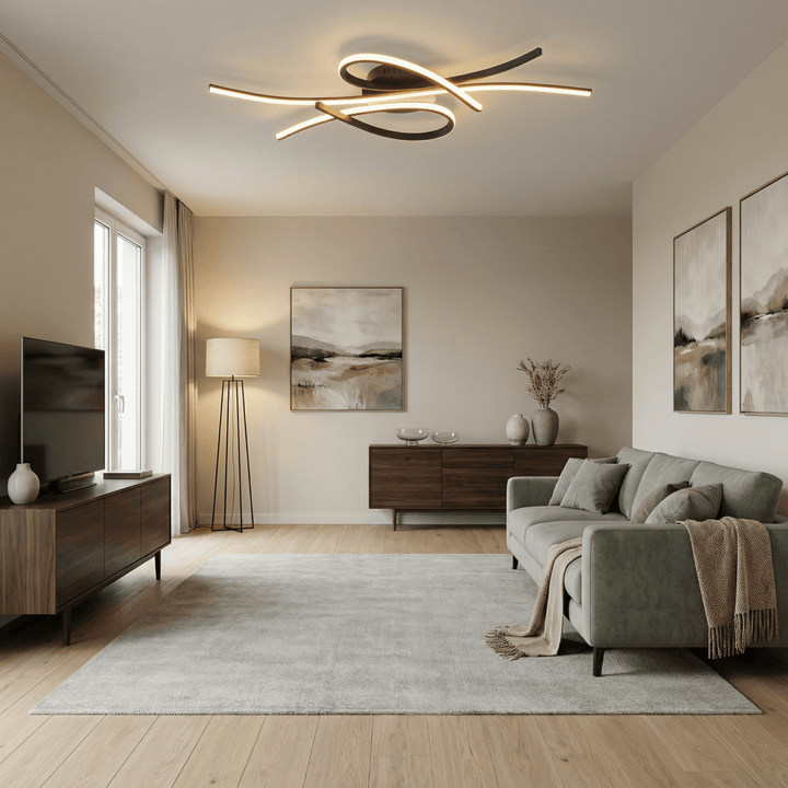 LumoraLicht Moderne kreative Deckenleuchte in Form von Musiknoten - LumoraLicht