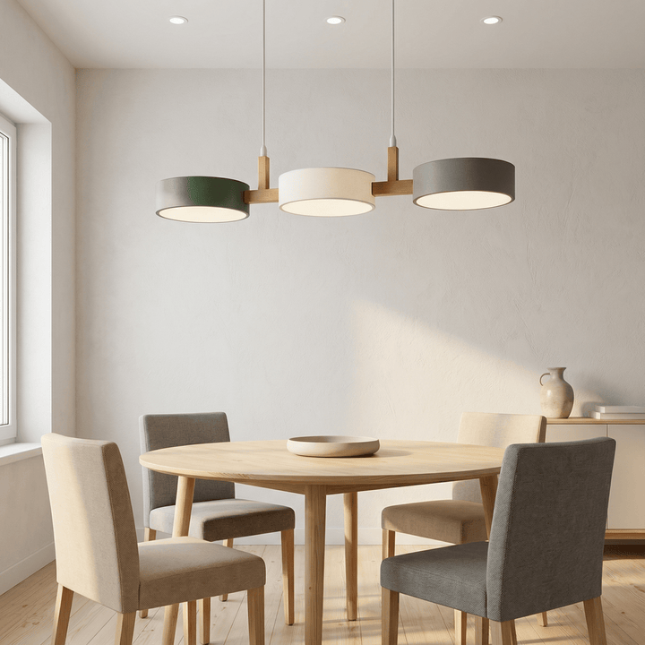 LumoraLicht Nordische moderne Zylinder - Pendelleuchte aus Metall - LumoraLicht