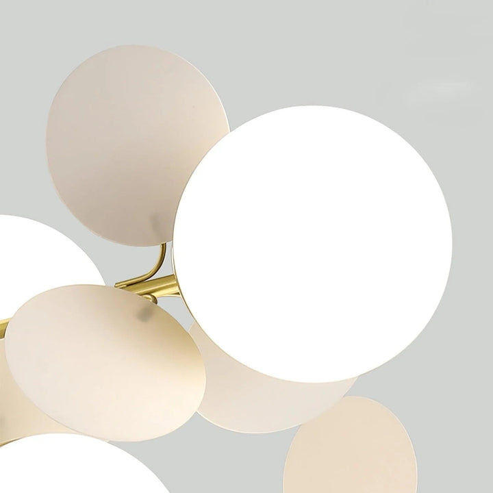 LumoraLicht Moderner Kronleuchter mit runden Glaskugeln - LumoraLicht