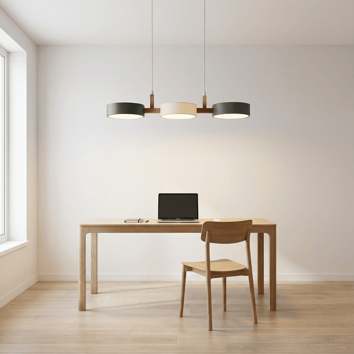 LumoraLicht Nordische moderne Zylinder - Pendelleuchte aus Metall - LumoraLicht