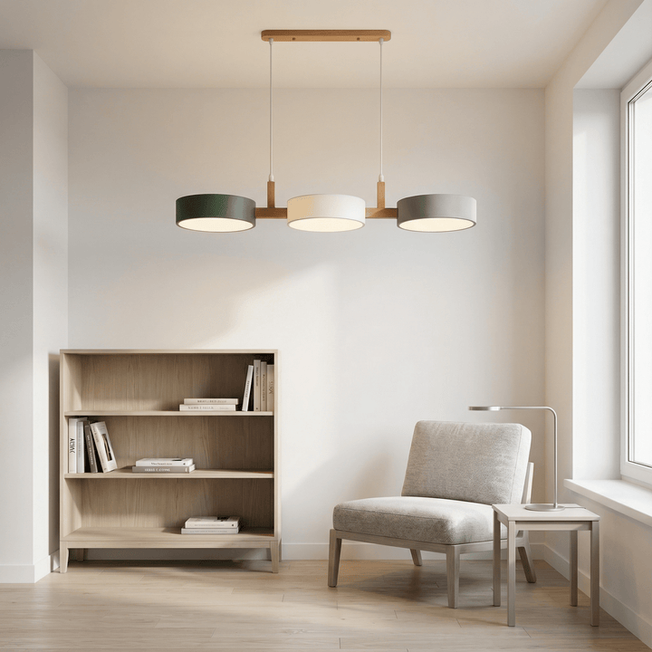 LumoraLicht Nordische moderne Zylinder - Pendelleuchte aus Metall - LumoraLicht