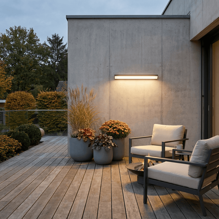 LumoraLicht Zeitgenössische wasserdichte LED - Außenwandlampe - LumoraLicht