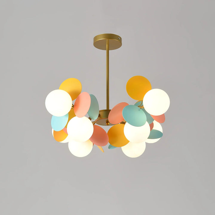 LumoraLicht Moderner Kronleuchter mit runden Glaskugeln - LumoraLicht