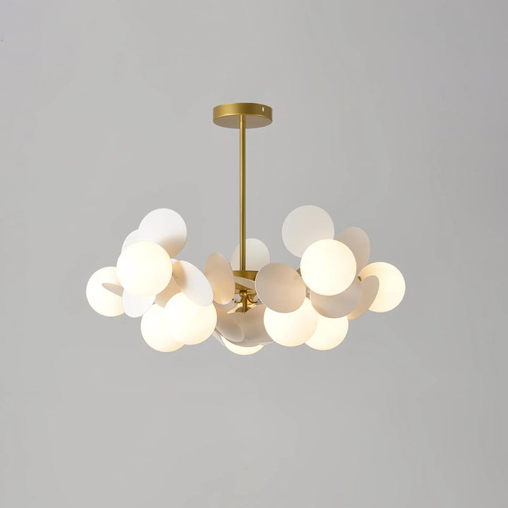 LumoraLicht Moderner Kronleuchter mit runden Glaskugeln - LumoraLicht