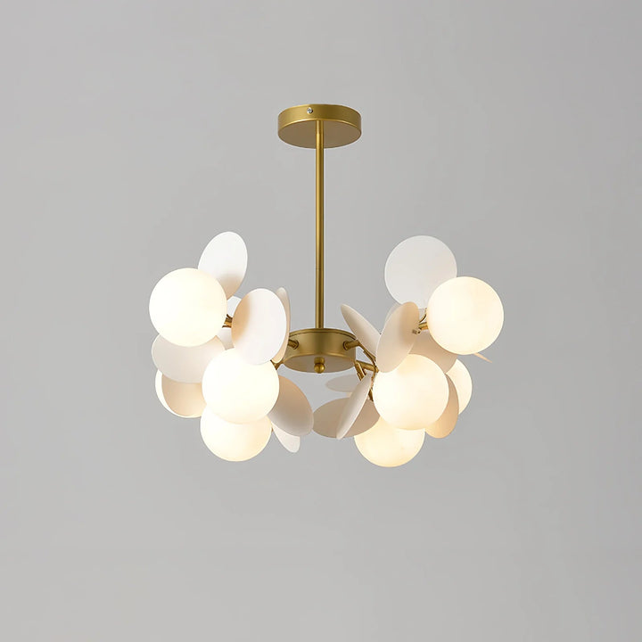 LumoraLicht Moderner Kronleuchter mit runden Glaskugeln - LumoraLicht