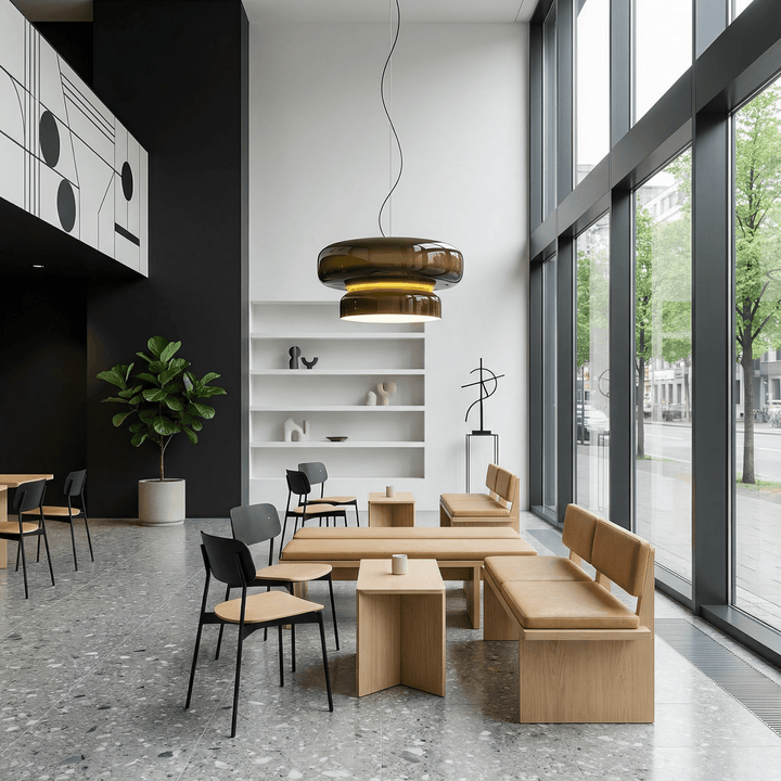 LumoraLicht Kreative Buntglas - Deckenleuchte - LumoraLicht