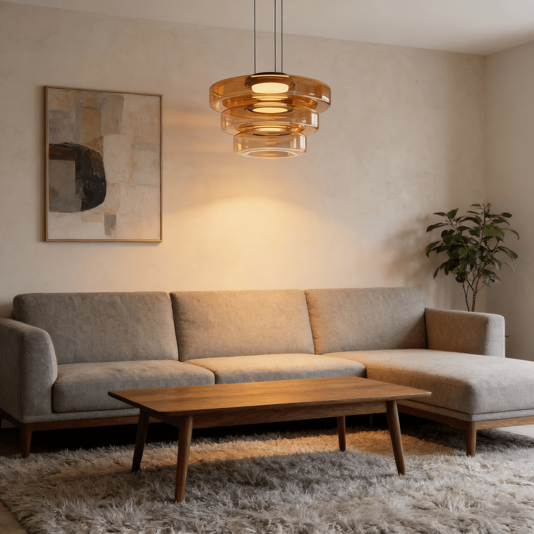 LumoraLicht Bauhaus - Stil Glas - Pendelleuchte - LumoraLicht