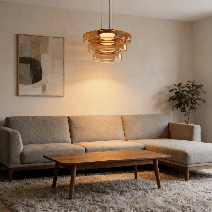 LumoraLicht Bauhaus - Stil Glas - Pendelleuchte - LumoraLicht