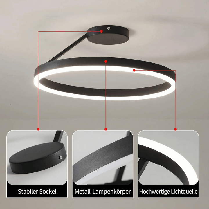 LumoraLicht Moderne runde Acryl - Deckenleuchte - LumoraLicht