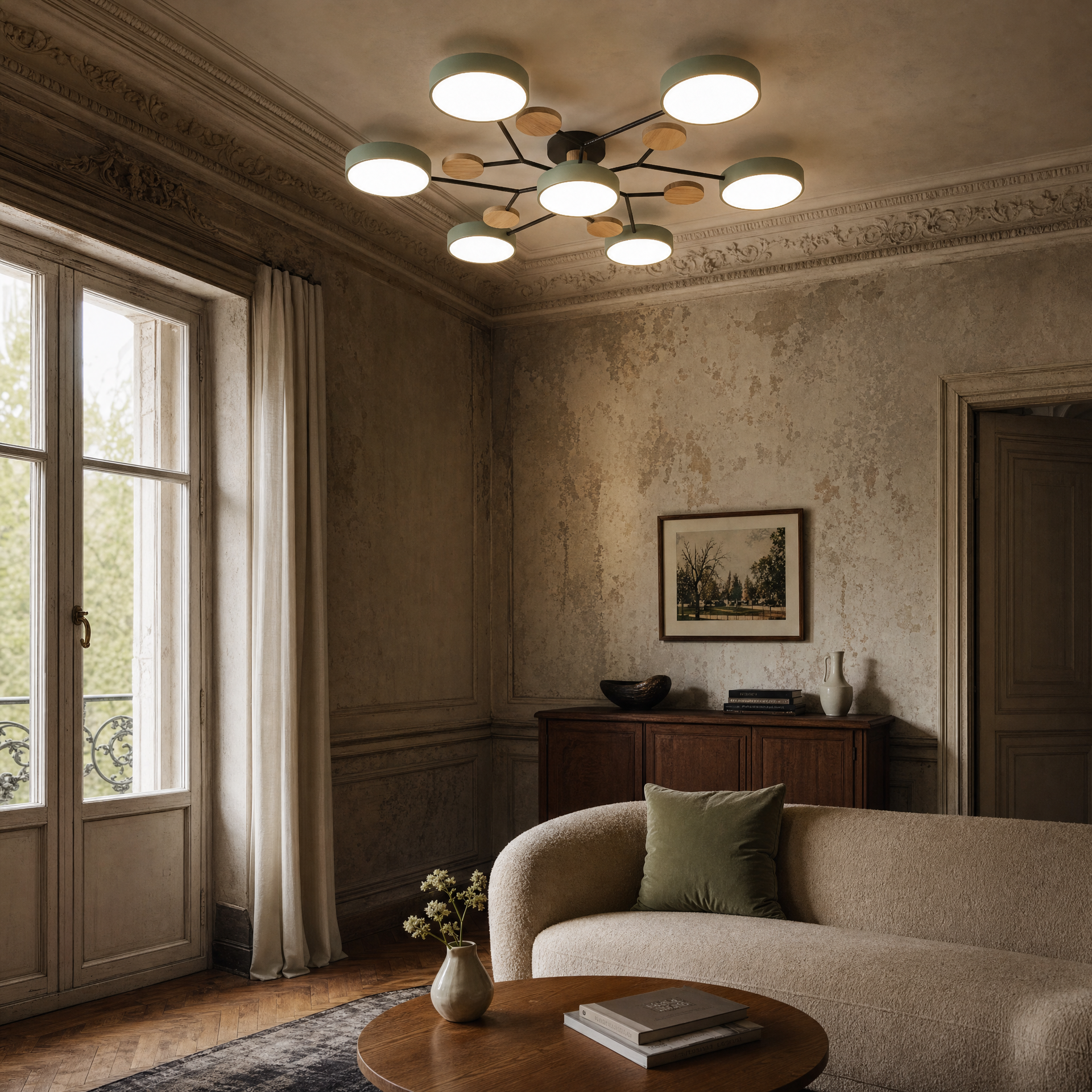 LumoraLicht LED Pendelleuchte Acryl Rund, moderne Hängeleuchte 16W, 3000K Warmweiß, für Esszimmer Wohnzimmer Schlafzimmer