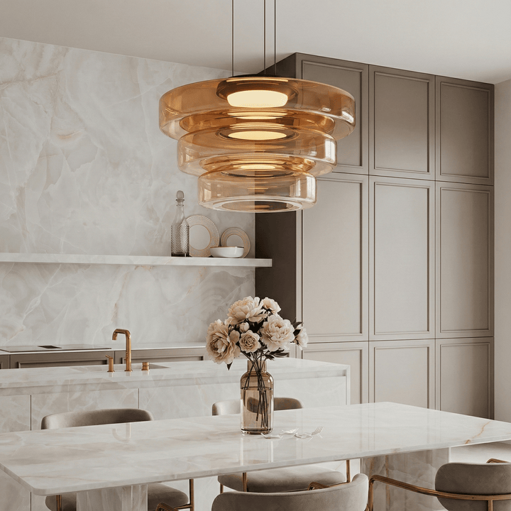 LumoraLicht Bauhaus - Stil Glas - Pendelleuchte - LumoraLicht