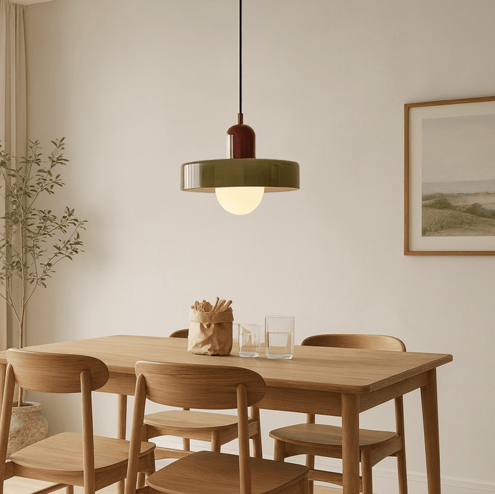 LumoraLicht Moderne Bauhaus Glas LED - Pendelleuchte - LumoraLicht