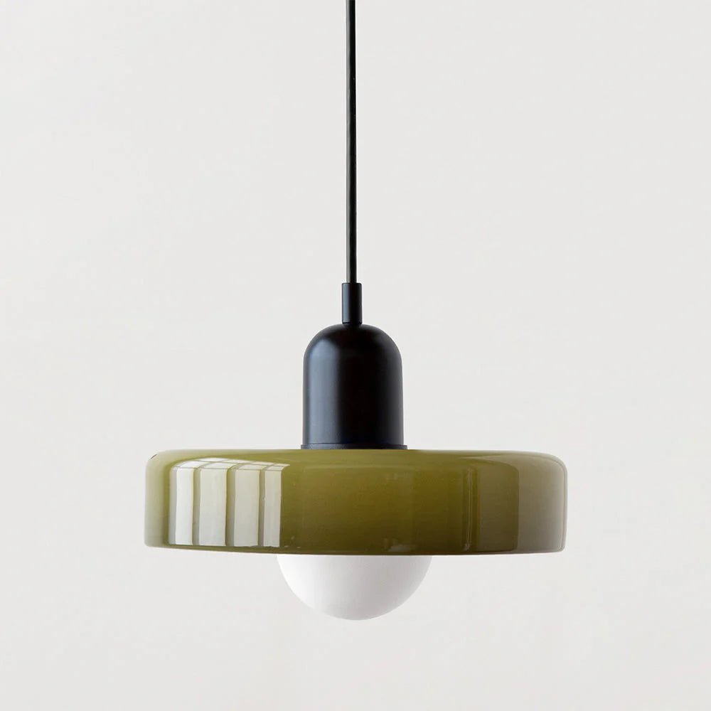 LumoraLicht Moderne Bauhaus Glas LED - Pendelleuchte - LumoraLicht