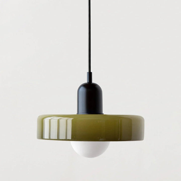 LumoraLicht Moderne Bauhaus Glas LED - Pendelleuchte - LumoraLicht