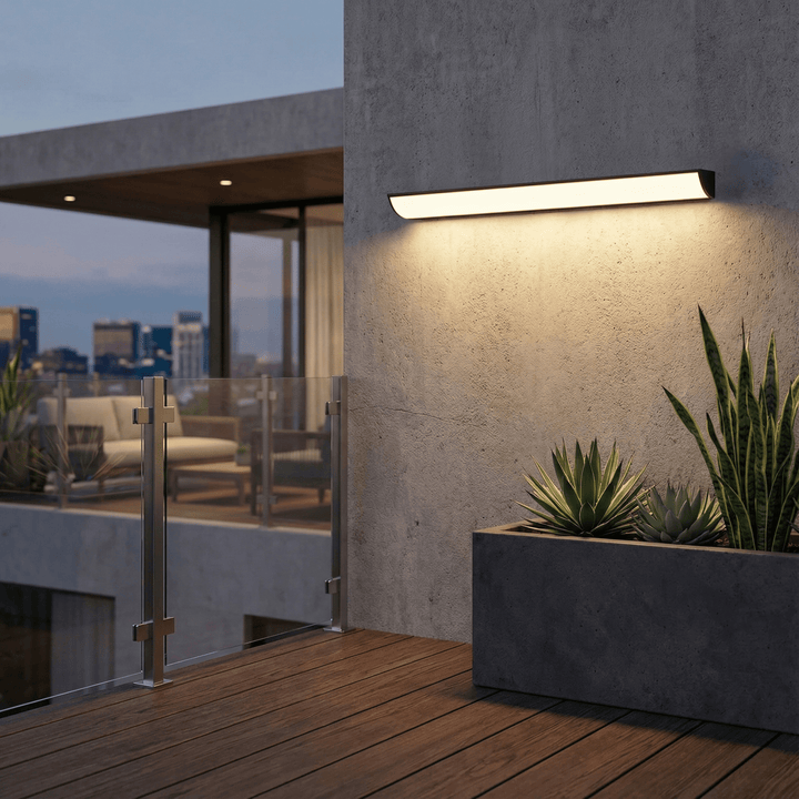 LumoraLicht Zeitgenössische wasserdichte LED - Außenwandlampe - LumoraLicht