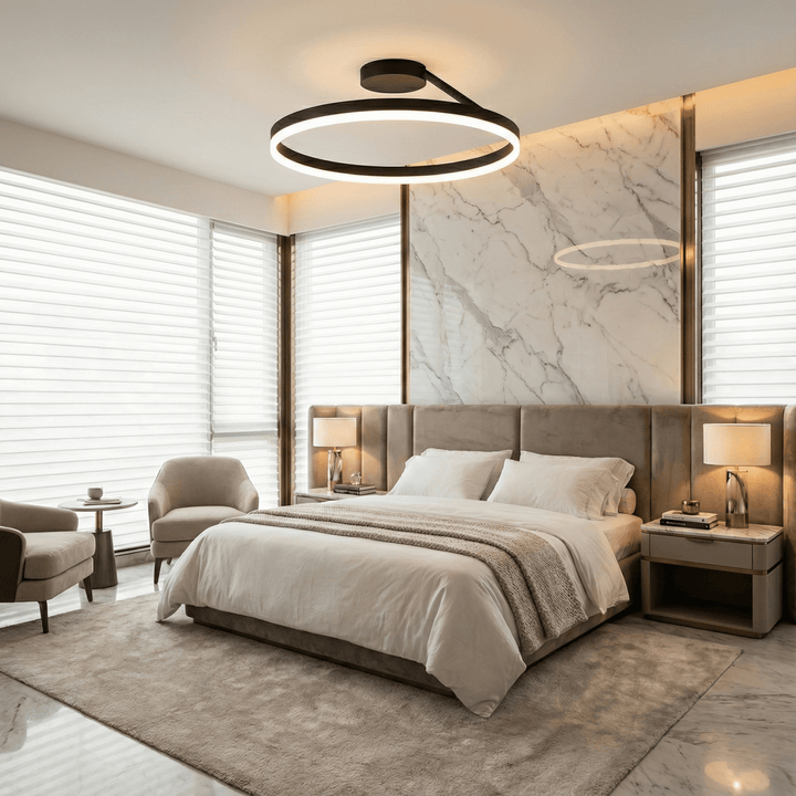 LumoraLicht Moderne runde Acryl - Deckenleuchte - LumoraLicht