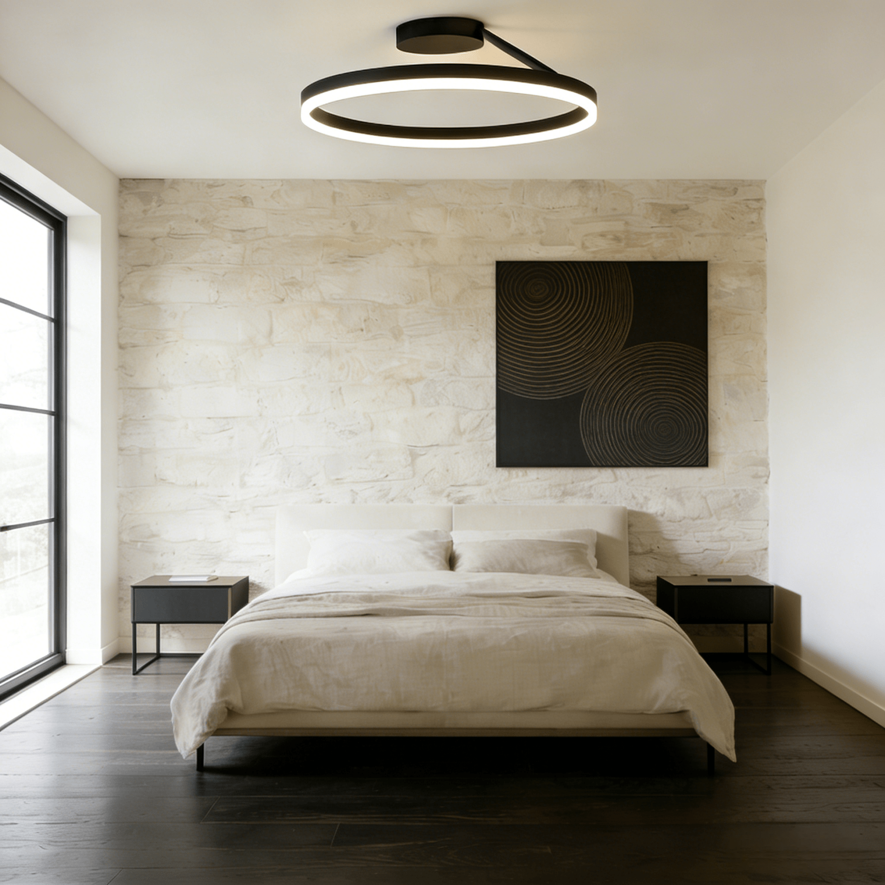 LumoraLicht Moderne runde Acryl - Deckenleuchte - LumoraLicht