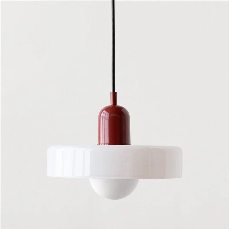 LumoraLicht Moderne Bauhaus Glas LED - Pendelleuchte - LumoraLicht