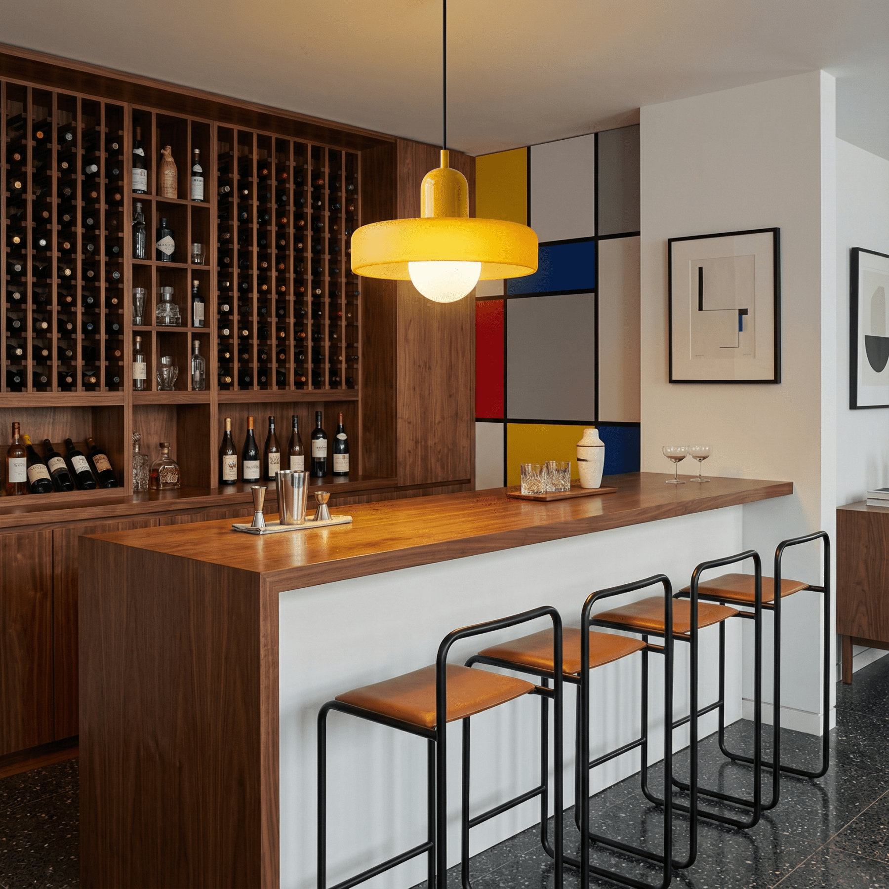 LumoraLicht Moderne Bauhaus Glas LED - Pendelleuchte - LumoraLicht