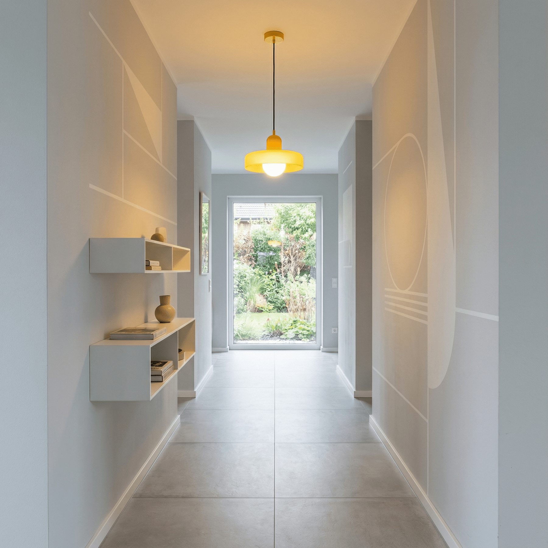 LumoraLicht Moderne Bauhaus Glas LED - Pendelleuchte - LumoraLicht