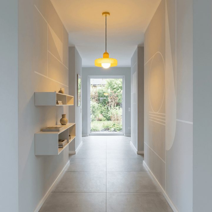 LumoraLicht Moderne Bauhaus Glas LED - Pendelleuchte - LumoraLicht